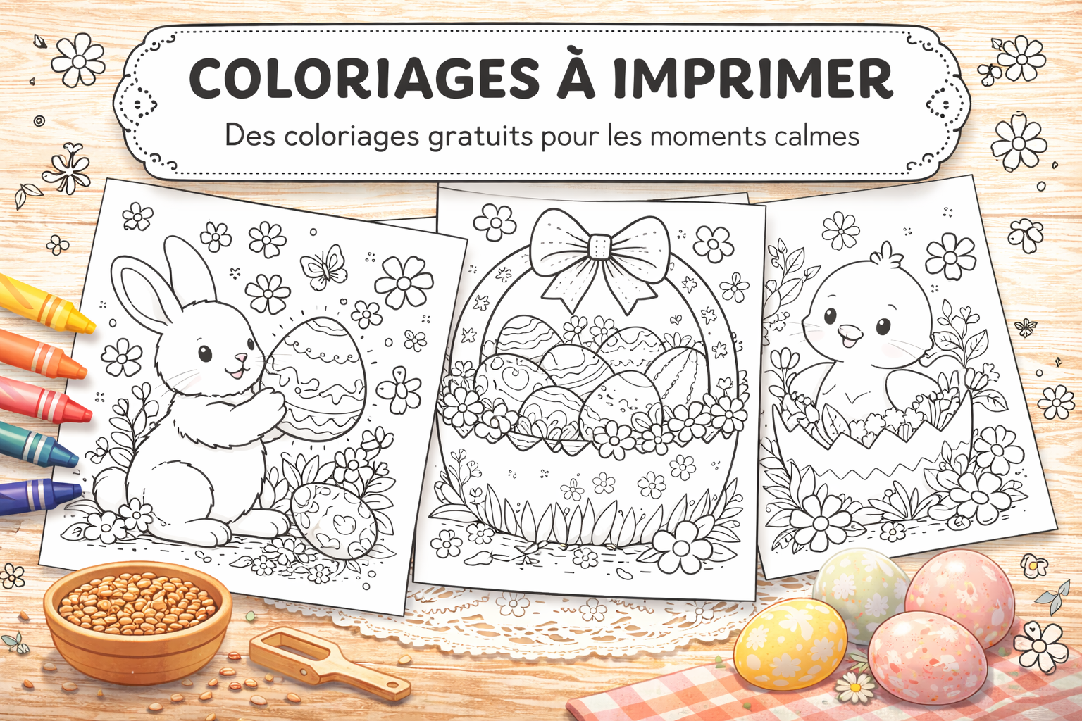 Coloriages de Pâques